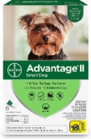 Advantage II Flea Treatment for Dogs 3-10 lbs 6 doses