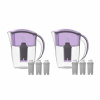 2 Drinkpod Ultra Premium Alkaline Water Pitchers 3.5L Capacity Includes 6 Filters
