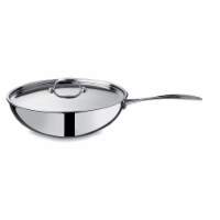 Wok with Lid cm 30 Glamour Stone