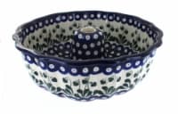 Blue Rose Polish Pottery Alyce Ring Cake Pan