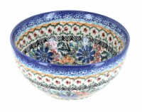 Blue Rose Polish Pottery Ashley Cereal/Soup Bowl