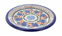 Blue Rose Polish Pottery Ashley Dinner Plate