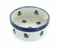 Blue Rose Polish Pottery Blueberry Small Ramekin