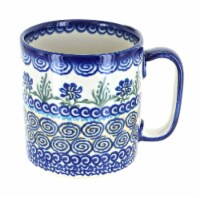 Blue Rose Polish Pottery Charleston Coffee Mug