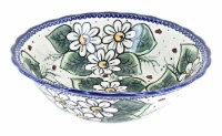 Blue Rose Polish Pottery Ladybug Large Serving Bowl