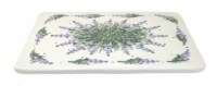 Blue Rose Polish Pottery Lavender Fields Cutting Board