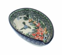 Blue Rose Polish Pottery Maria Small Spoon Rest