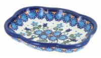 Blue Rose Polish Pottery Savannah Soap Dish