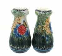 Blue Rose Polish Pottery Teresa Large Salt & Pepper Shakers