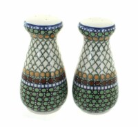 Blue Rose Polish Pottery Tranquility Large Salt & Pepper Shakers