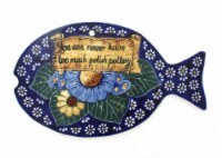 Blue Rose Polish Pottery You Can Never Have Too Much Polish Pottery Cutting Board