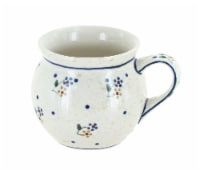 Blue Rose Polish Pottery Country Meadow Small Bell Shape Mug
