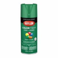 Krylon® Colormaxx Gloss Emerald Green Spray Paint & Primer Perspective: Main