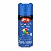 Krylon® ColorMaxx Gloss True Blue Indoor/Outdoor Spray Paint and Primer Perspective: Main
