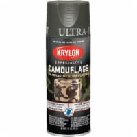 Krylon® Olive Specialty Camoflage Ultra-Flat Finish Spray Paint Perspective: Main