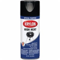 Krylon Flat Black 12 Oz. High Heat Spray Paint K01618777