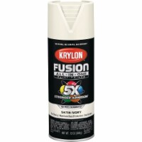 Krylon Fusion All-In-One Satin Spray Paint & Primer, Ivory K02739007