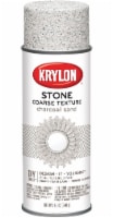 Krylon® Coarse Stone Charcoal Sand Textured Finish Spray Perspective: Main