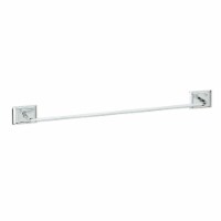 Decko Products Chrome Towel Bar - Silver