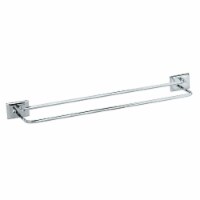 Decko Diamond Bar Design 18 In. Chrome Twin Towel Bar 38140