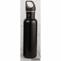 European Gift & Houseware 328BK 26 oz Stainless Canister, Black
