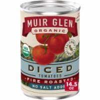 Muir Glen™ Organic No Salt Added Diced Fire Roasted Canned Tomatoes