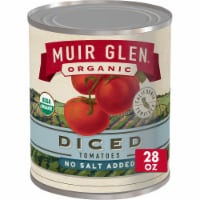 Muir Glen™ Organic No Salt Added Diced Tomatoes Perspective: Main
