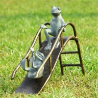 SPI Home 33789 Sliding Frogs Garden Sculpture