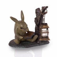 SPI Home 53032 Garden Booklover Rabbit Lantern