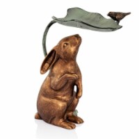 SPI Home 53048 Rabbit, Bird & Leaf Birdfeed Sculpture