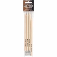 Real Slate Chalk Pencils 5/Pkg W/Sharpener