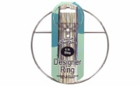 Pepperell Designer Ring 6  With Cross Bar