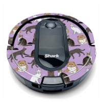 MightySkins RV1001AETO-Cat Chaos Skin for Shark IQ Robot Top Only Coverage - Cat Chaos