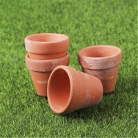 Deroma 225916 1.6 in. Terra Cotta Planter Feet, Pack of 3 Perspective: Main