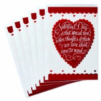 Valentine's Day Card #46: Hallmark Valentine's Day Cards Pack Heart (6 Cards with Envelopes) Perspective: Main