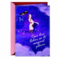 Valentine's Day Card #45: Hallmark Disney Valentine's Day Card for Significant Other (Aladdin) Perspective: Main