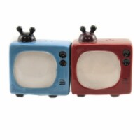 Tabletop Retro Television Ceramic Antenna Console Rabbit Ears 10399
