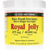 Y.S. Eco Bee Farms Pure Royal Energizer Royal Jelly In Honey 675 mg 21 oz Paste Perspective: Main