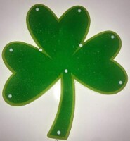 Impact Innovations Lighted Shamrock St. Patricks Day Decoration