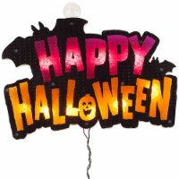 Impact Innovations Impact 16 Lighted Happy Halloween Sign Window Silhouette Decoration