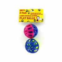 2 Pack cat play balls - Case of 96