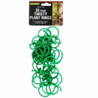 Bulk Buys HX314-48 Twisty Plant Rings - 48 Piece -Pack of 48