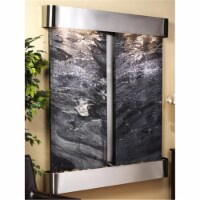Cottonwood Falls - Black Spider Marble Wall Fountain
