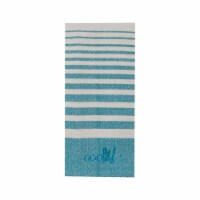 18 x 28 in. Teal Cotton Tea Towel - Pack of 6