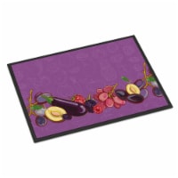Fruits & Vegetables in Purple Indoor or Outdoor Mat, 24 x 36 in.