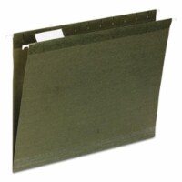 Reinforced Recycled Hanging Folder&#44; .33 Cut&#44; Letter&#44; Standard Green&#44; 25-Box