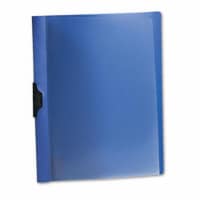 Polypropylene No-Punch Report Cover, Letter, Clip Holds 30 Pages, Clear/Blue, Sold as 1 Each Polypropylene No-Punch Report Cover, Letter, Clip Holds 30 Pages, Clear/Blue, Sold as 1 Each