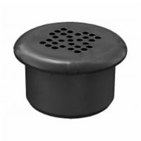 Gunite Air Injector Floor Cap Accessories for Inside 1.5 in. Pipe, Dark Gray