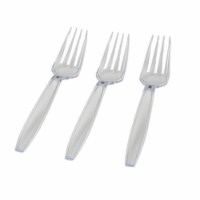 Heavy Styrene Fork, Clear - Pack of 1000