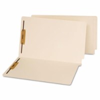 End Tab Folders&#44; Two Fasteners&#44; Legal&#44; Manila&#44; 50-Box